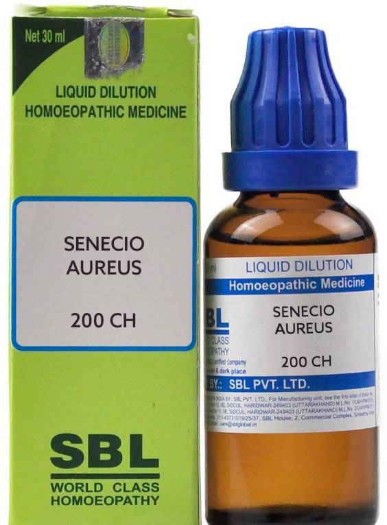 SBL Homeopathy Senecio Aureus Dilution