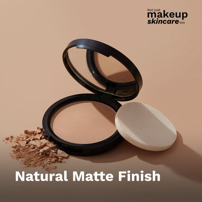 Pilgrim Classic Nude Matte Finish Compact Powder Absorbs Oil, Conceals & Gives Radiant Skin