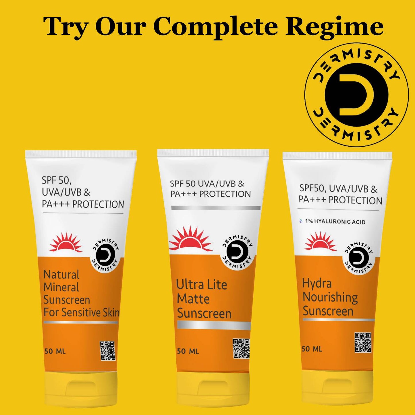 Dermistry Ultra Lite Matte Sunscreen & Natural Mineral Sunscreen