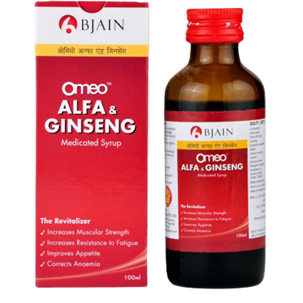 Bjain Homeopathy Omeo Alfa & Ginseng Syrup 100ml