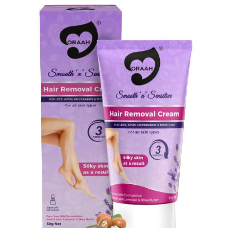 Oraah Smooth n Sensitive Hair Removal Cream