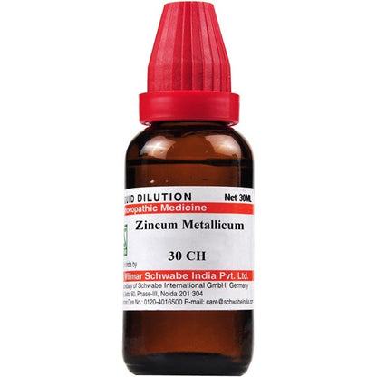 Dr. Willmar Schwabe India Zincum Metallicum Dilution