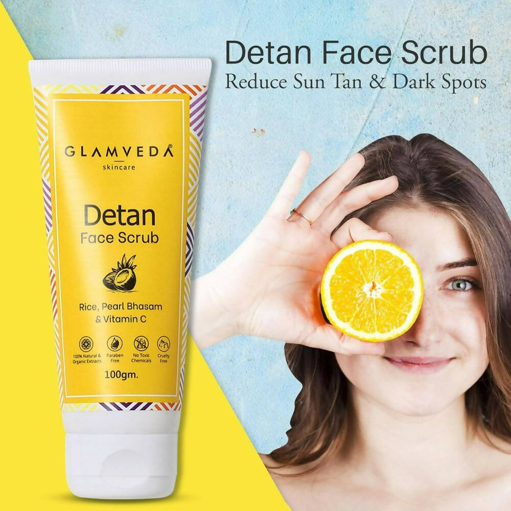 Glamveda Detan Face & Body Scrub