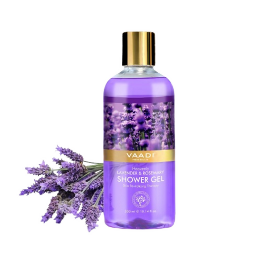 Vaadi Herbals Shower Gel - Heavenly Lavender and Rosemary