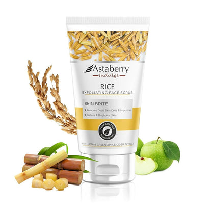 Astaberry Indulge Rice Exfoliating Face Scrub - usa canada australia