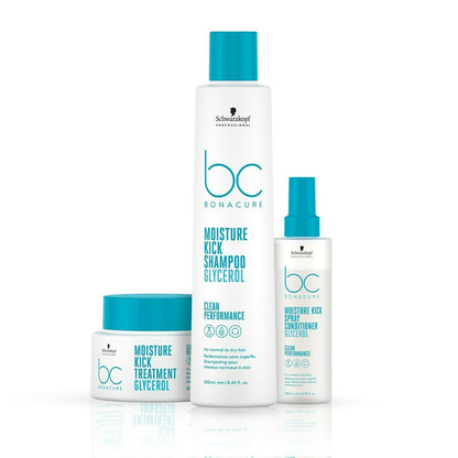 Schwarzkopf Professional New Bonacure Moisture Kick Range Clean Combo