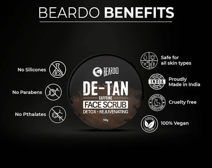 Beardo De-Tan Caffeine Face Scrub