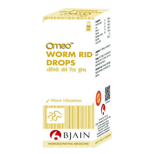 Bjain Homeopathy Omeo Worm Rid Drops - usa canada australia