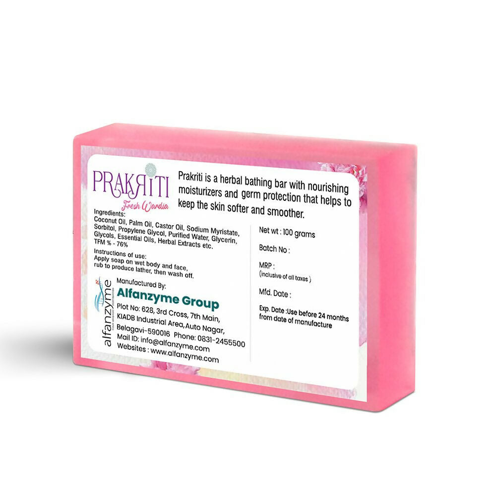 Prakriti Herbal Soap Fresh Wardia