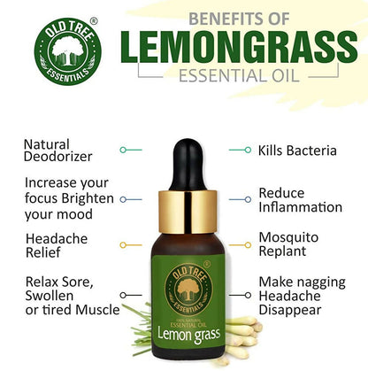 Old Tree Lemongrass Essential Oil