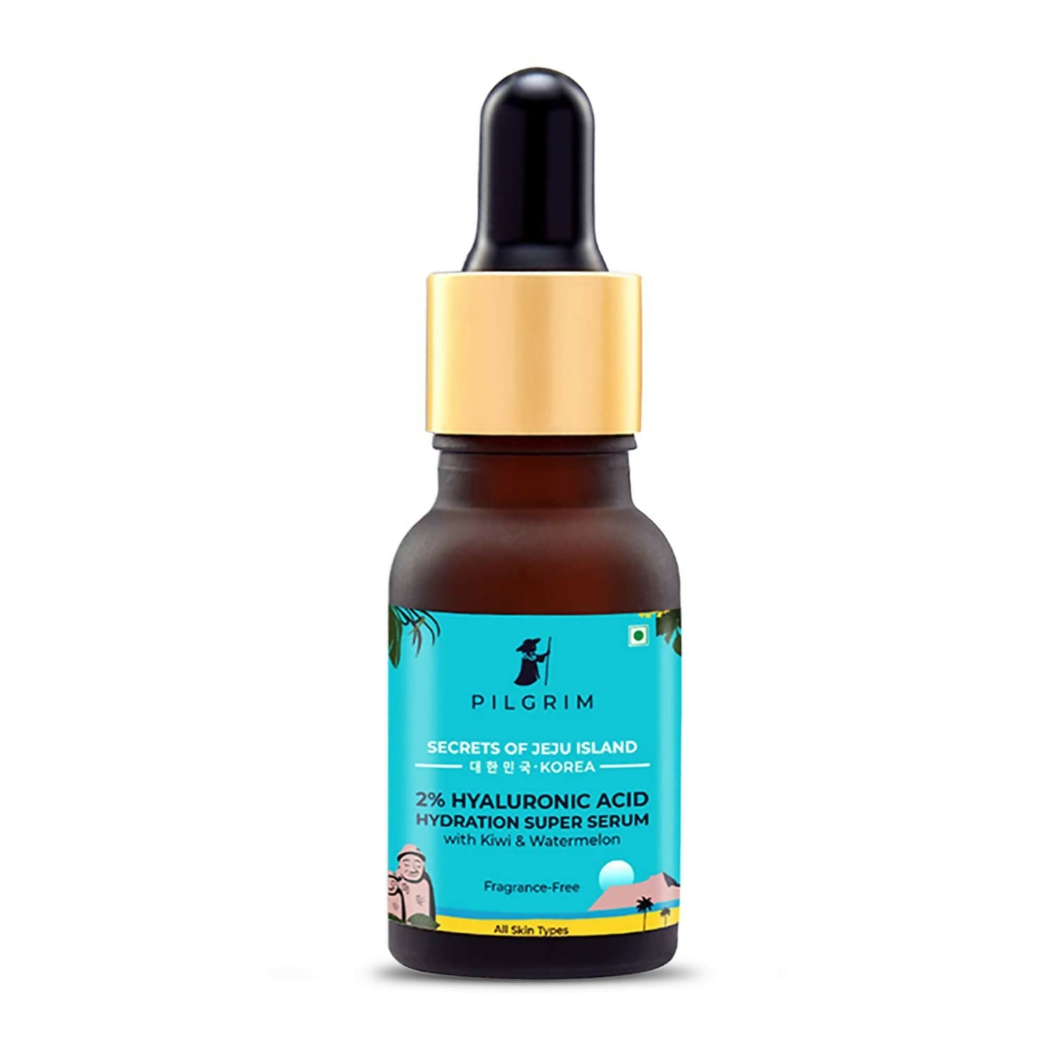 Pilgrim 2% Hyaluronic Acid Hydration Super Serum With Kiwi & Watermelon Extracts For Hydrated Skin - Korean Skin Care -  buy in usa 