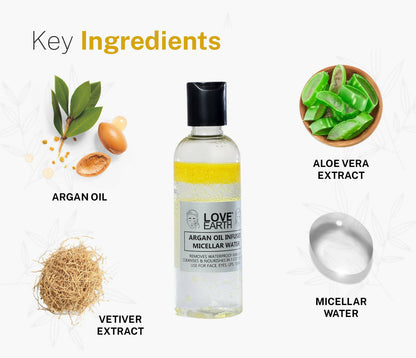 Love Earth Argan Oil Infused Micellar Water