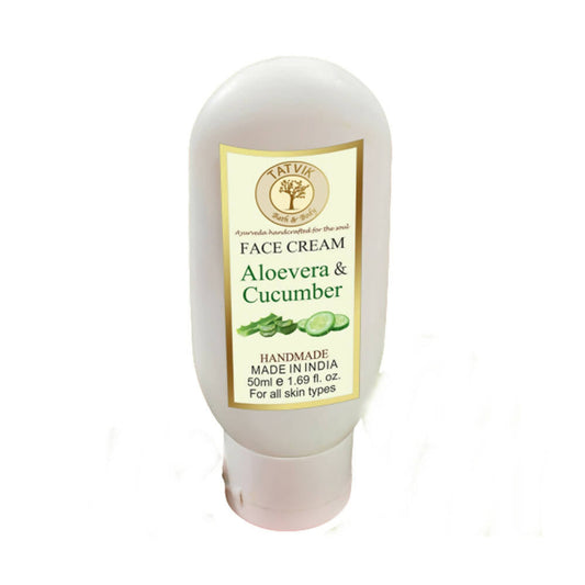 Tatvik Ayurveda Aloe Vera and Cucumber Face Cream - usa canada australia