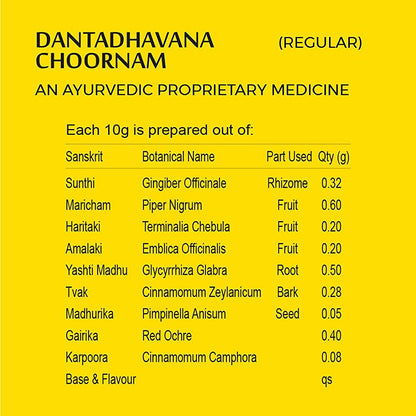 Kp Namboodiri's Danthadavana Choornam Regular