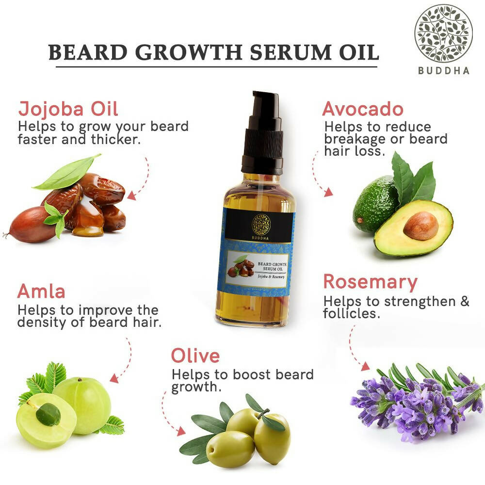 Buddha Natural Beard Growth Oil Serum