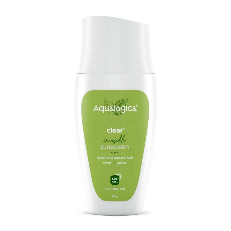 Aqualogica Clear+ Invisible Sunscreen with Green Tea & Salicylic Acid - BUDNE