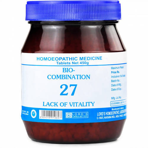 Lord's Homeopathy Bio-Combination 27 Tablets