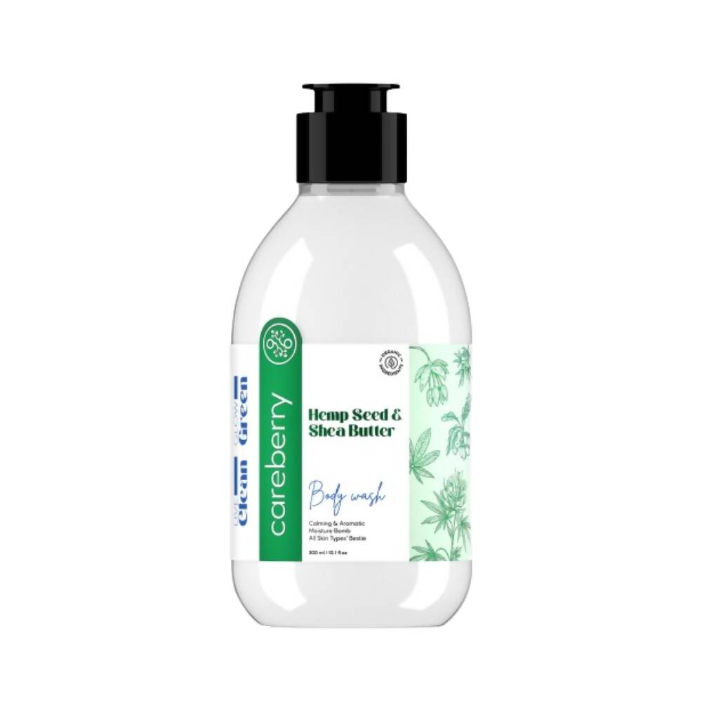 Careberry Hemp & Shea Butter Body Wash - usa canada australia