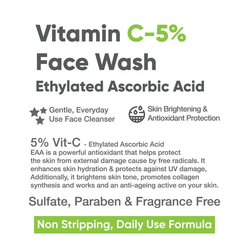 Cos-IQ Vitamin C-5% Brightening and Glow Face Wash