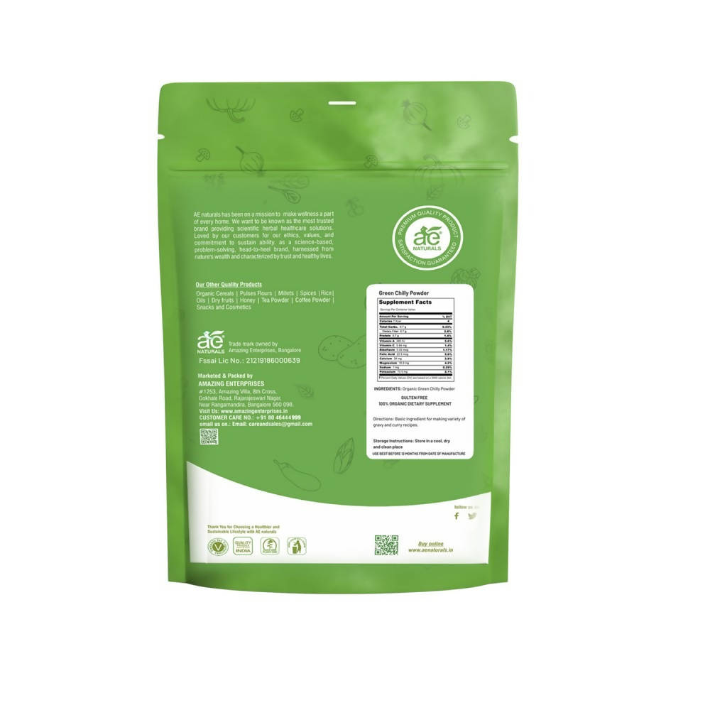 Ae Naturals Green Chilly Powder