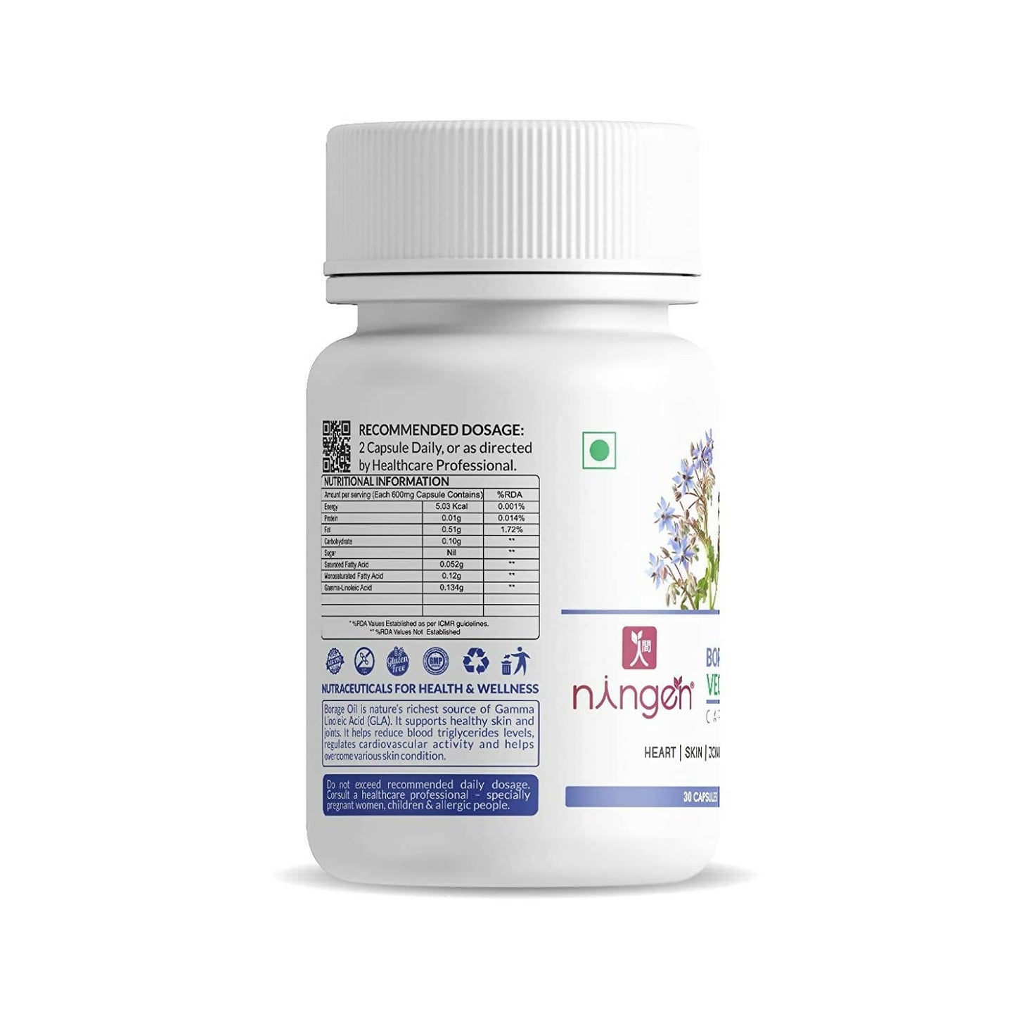 Ningen Borage Oil Capsules