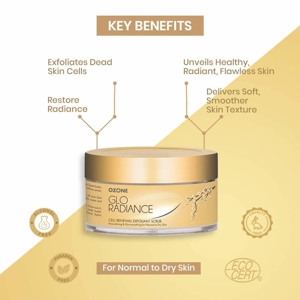 Ozone Glo Radiance Cell Renewal Exfoliant Scrub