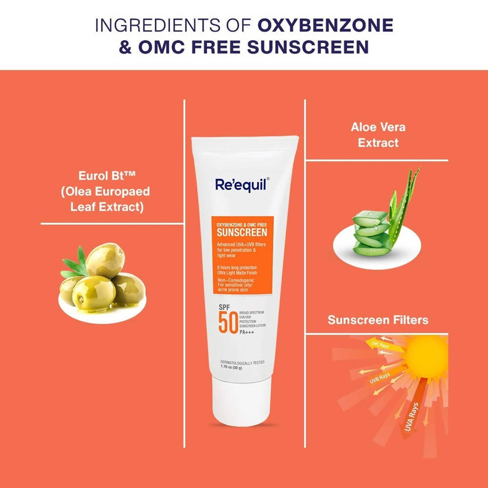 Re'equil Oxybenzone And OMC Free Sunscreen