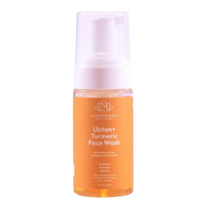 Earthraga Ubtan And Turmeric Foaming Face Wash