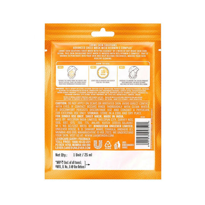 Lakme Skin Solutions Vitamin C - Revitalizing Sheet Mask