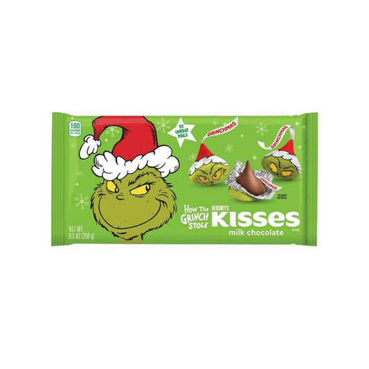 Ajfan Hershey's Kisses Milk Chocolates With Grinch