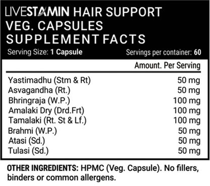 Livestamin Hair Support Capsules