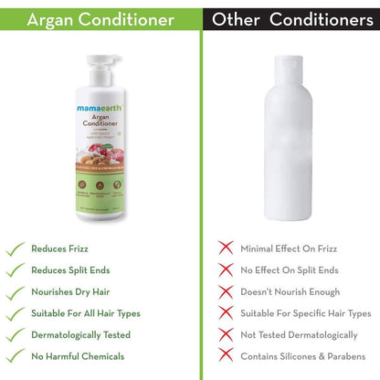 Mamaearth Argan Conditioner For Frizz-Free & Strong Hair