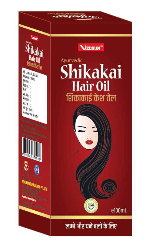 Vedsun Naturals Shikakai Herbal Hair Oil for Women & Men - Distacart