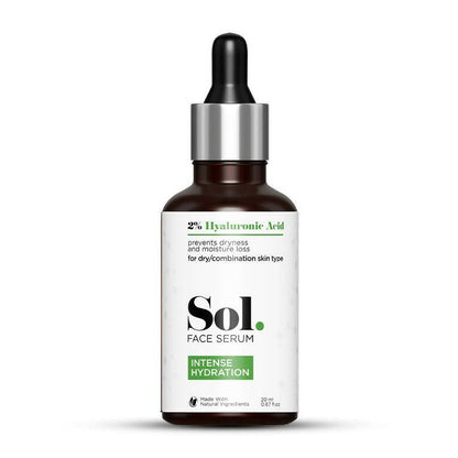 The Man Company Sol. 2% Hyaluronic Acid Intense Hydration Face Serum - usa canada australia