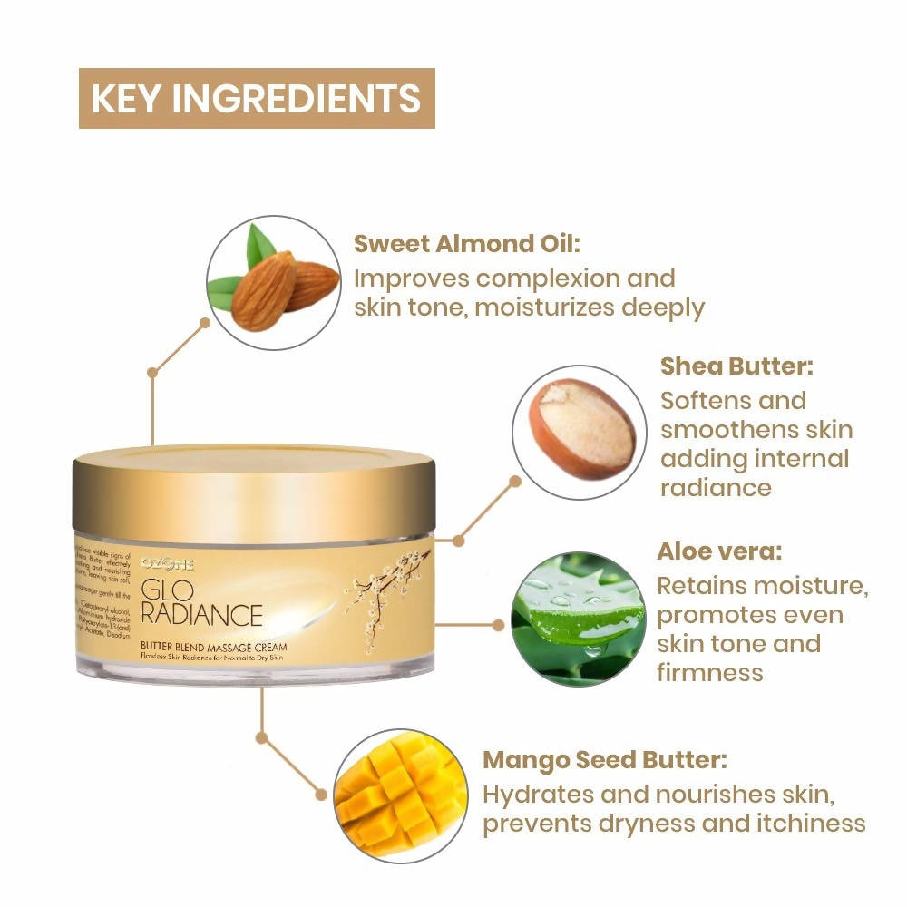 Ozone Glo Radiance Butter Blend Massage Cream