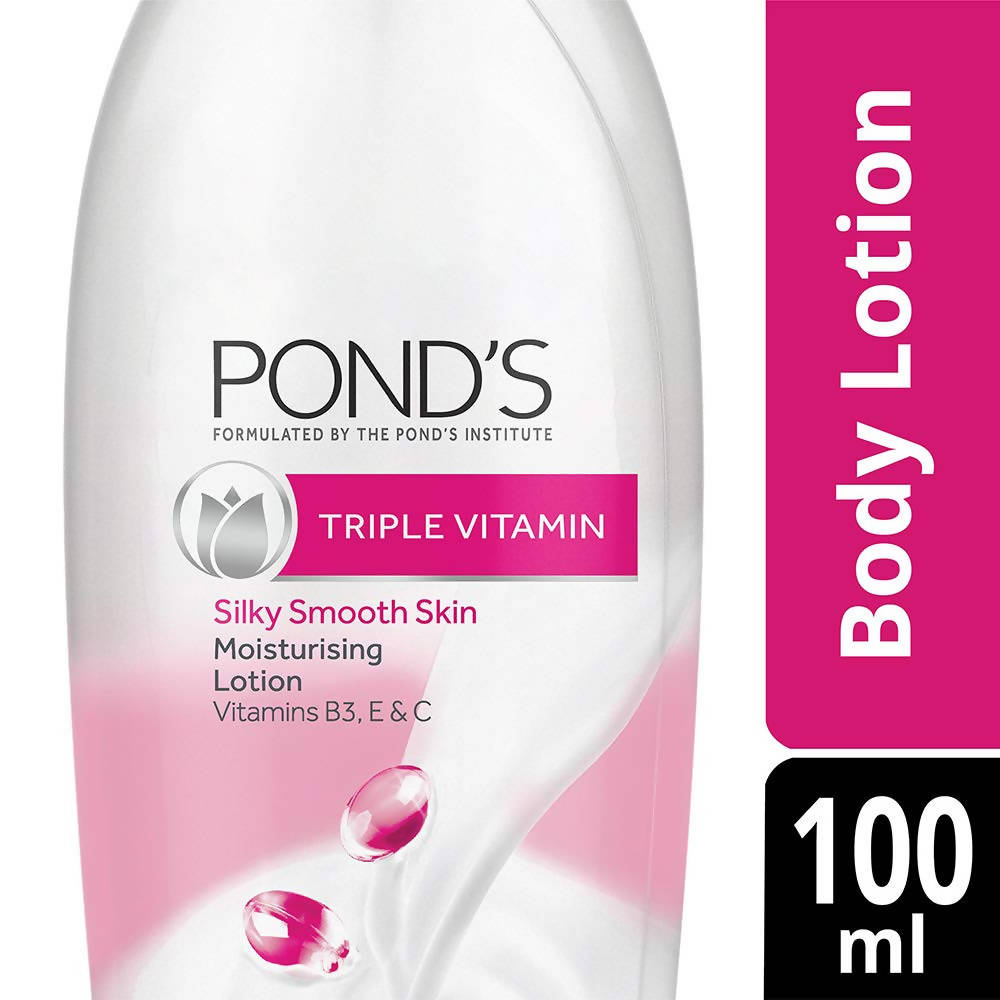 Ponds Triple Vitamin Silky Smooth Skin Moisturising Lotion