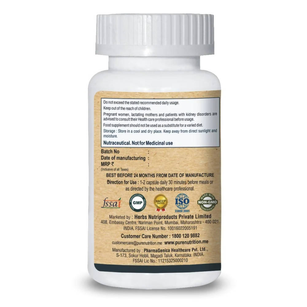 Pure Nutrition Alpha Lipoic Acid Capsules