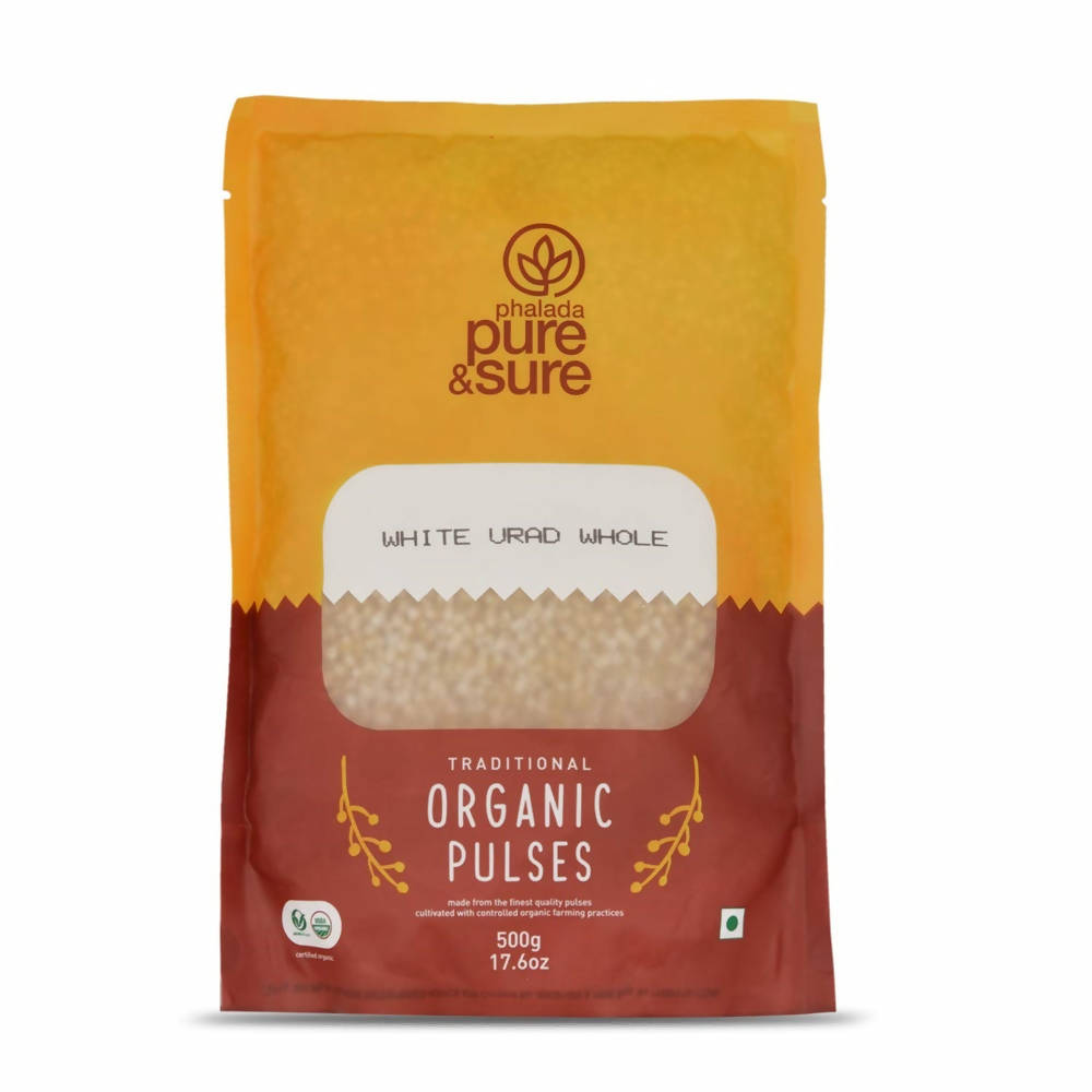 Pure & Sure White Urad Dal Whole Organic Pulses