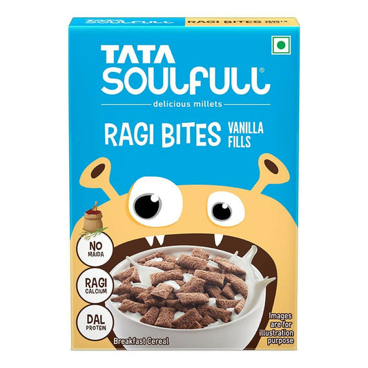 Tata Soulfull Ragi Bites Vanilla Fills Breakfast Cereal - BUDNE