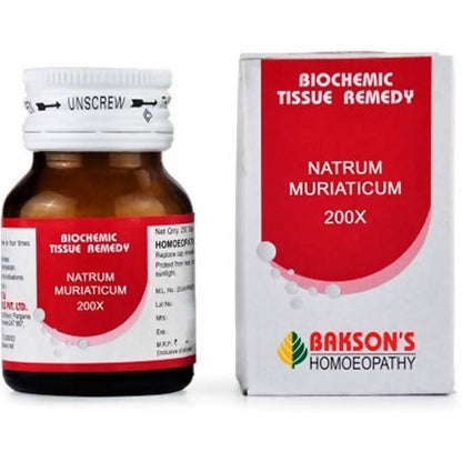 Bakson's Homeopathy Natrum Muriaticum Biochemic Tablets