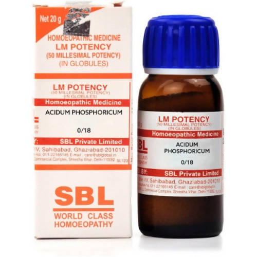 SBL Homeopathy Acidum Phosphoricum LM Potency 0/18