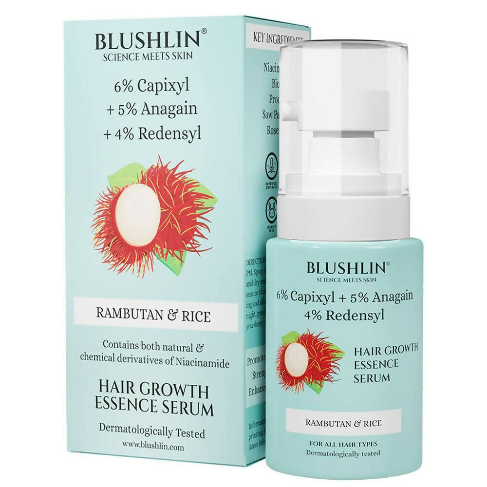 Blushlin Hair Growth Serum with 6% Capixyl, 4% Redensyl & 5% Anagain