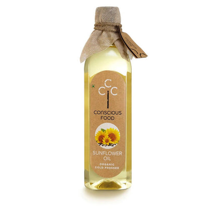 Conscious Food Organic Sunflower Cold Pressed Oil