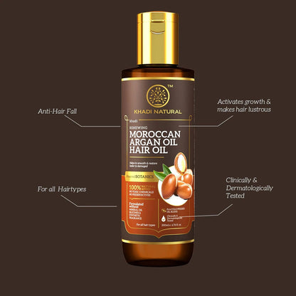 Khadi Natural Moroccan Argan Hair Oil