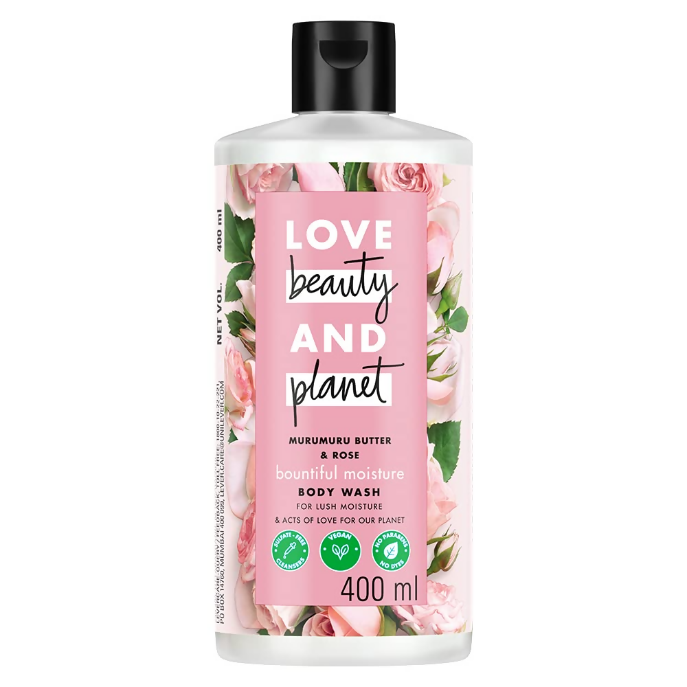 Love Beauty And Planet Murumuru Butter and Rose Body Wash - usa canada australia