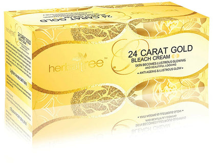 Herbal Tree 24 Carat Gold Bleach Cream - usa canada australia