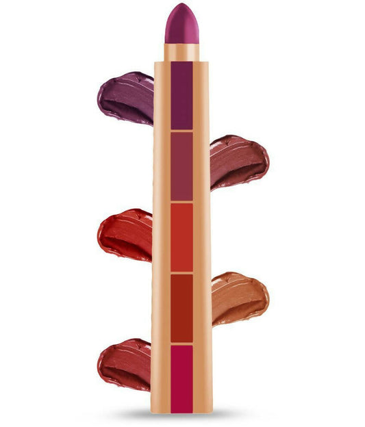 Favon Angel Rose 5in1 Multicolor Lipstick(G) - BUDNE