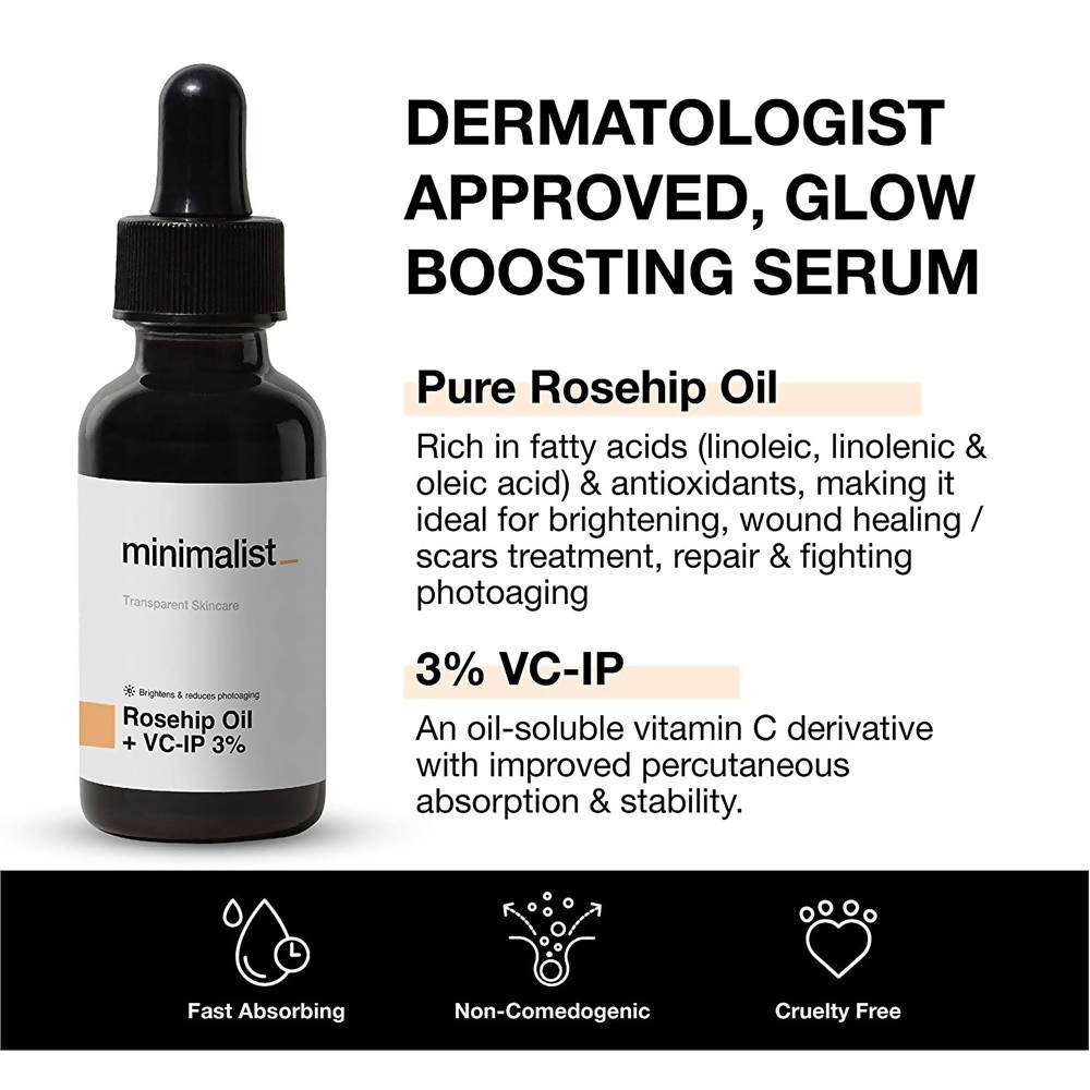 Minimalist Rosehip Oil + VC-IP 3%