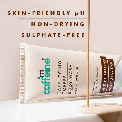 mCaffeine Cappuccino Coffee Body Wash