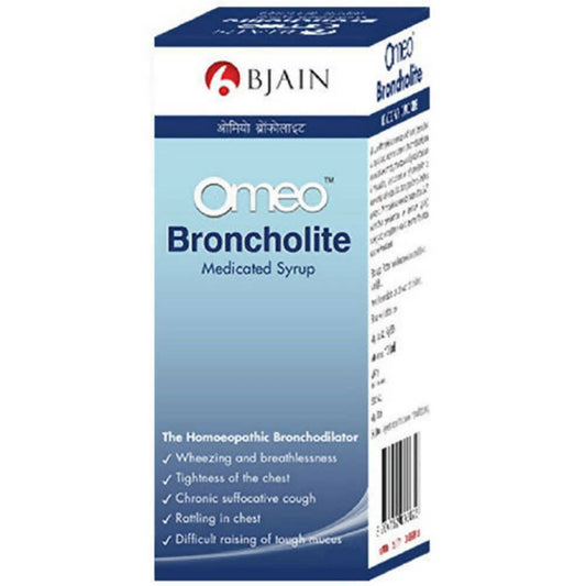 Bjain Homeopathy Omeo Broncholite Syrup - usa canada australia